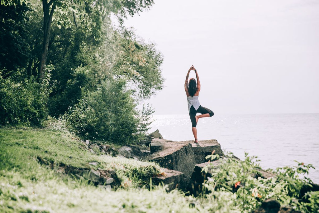 Tree Pose Yoga in Nature Photo by Brodie Vissers from Burst 