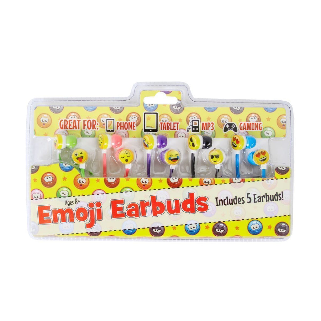 Emoji Earbuds (5-in-1 Set)-Children's Gifts-Collective Goods-MMG Gifts