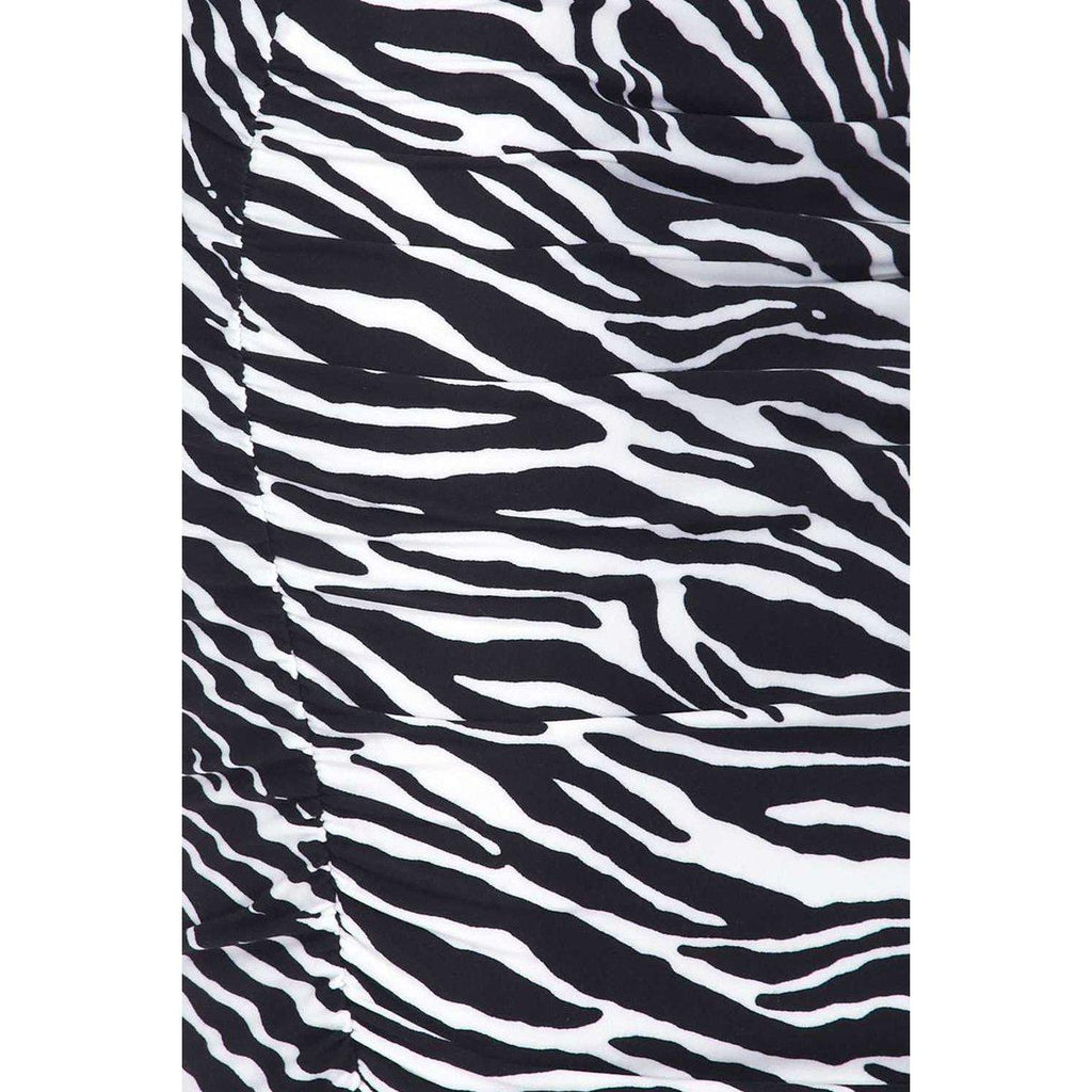 Fabulous Buttery Soft Women's Ruched Skirt: Zebra-Skirts-MMG Gifts-MMG Gifts