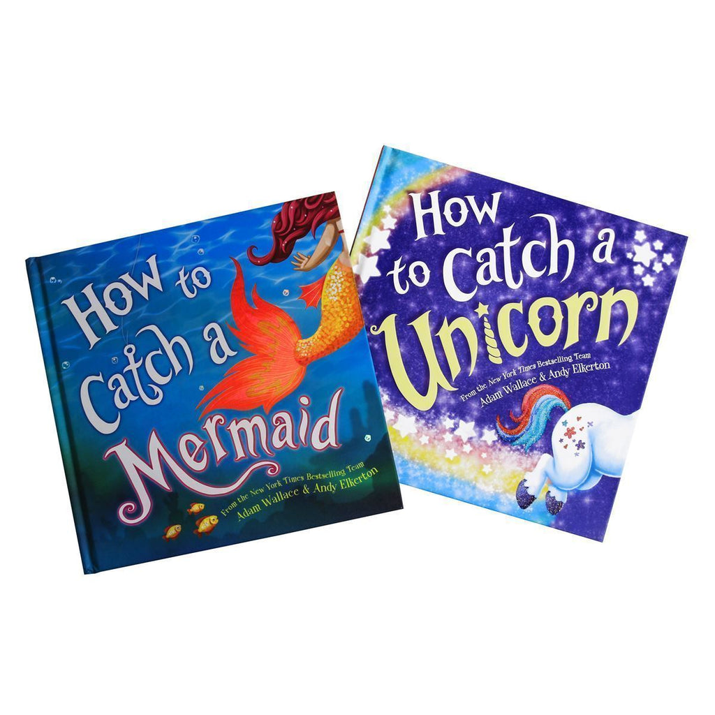 How to Catch a Unicorn/Mermaid (Set of 2 hardcovers)-Children's Storybooks-Collective Goods-MMG Gifts