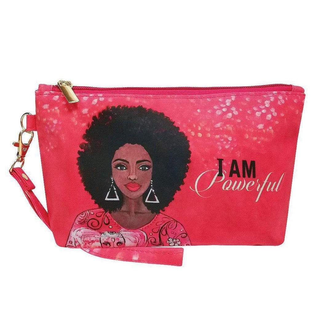 I Am Powerful-Travel Pouches-Shades of Color-MMG Gifts