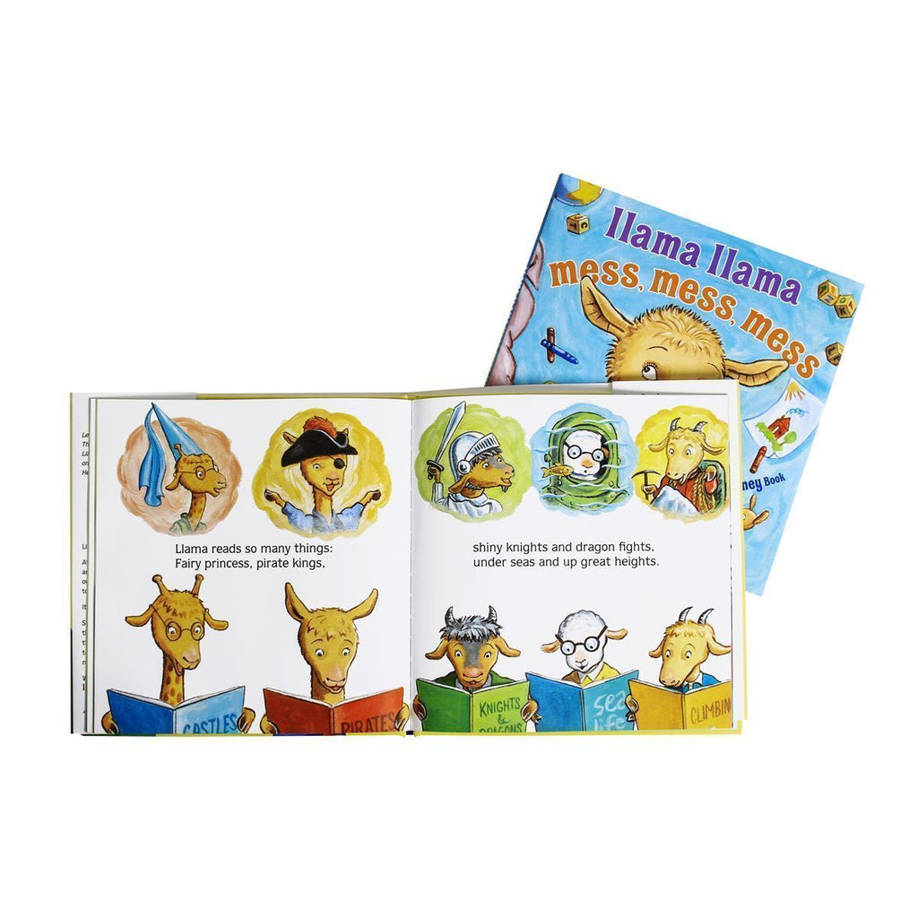 Llama Llama Mess Mess Mess/Loves to Read (Set of 2 hard backs)-Children's Best Sellers-Collective Goods-MMG Gifts
