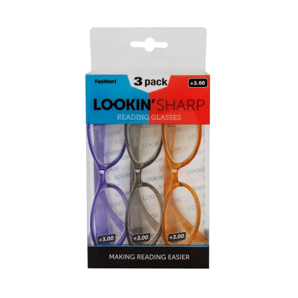 Lookin’ Sharp Reading Glasses (Set of 3) ❤-Accessories-Collective Goods-MMG Gifts