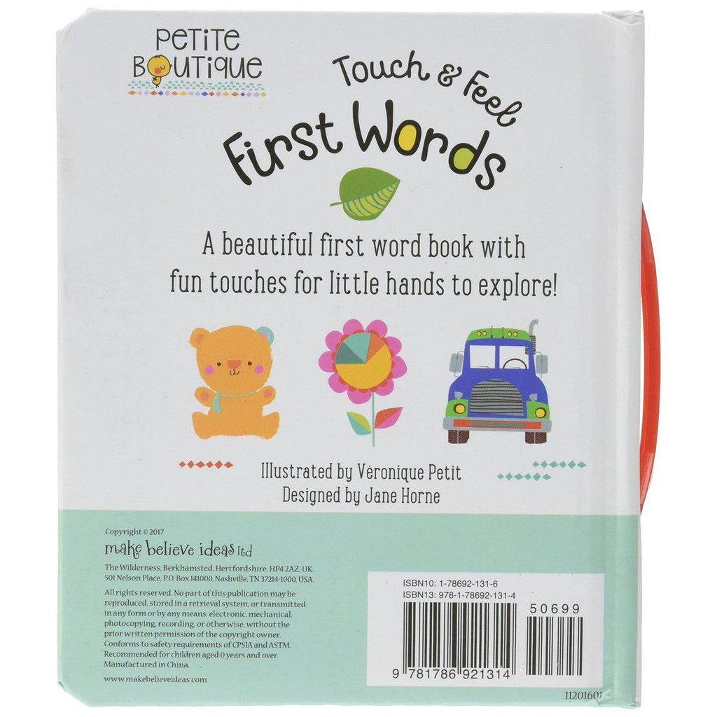 Petite Boutique: First Words Touch and Feel-Early Learning-Collective Goods-MMG Gifts