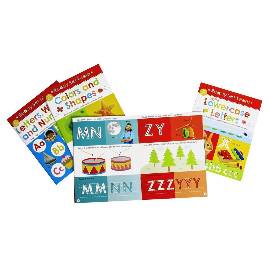 Ready Set Learn Activity Books (set of 7 paperbacks)-Children's Educational-Collective Goods-MMG Gifts